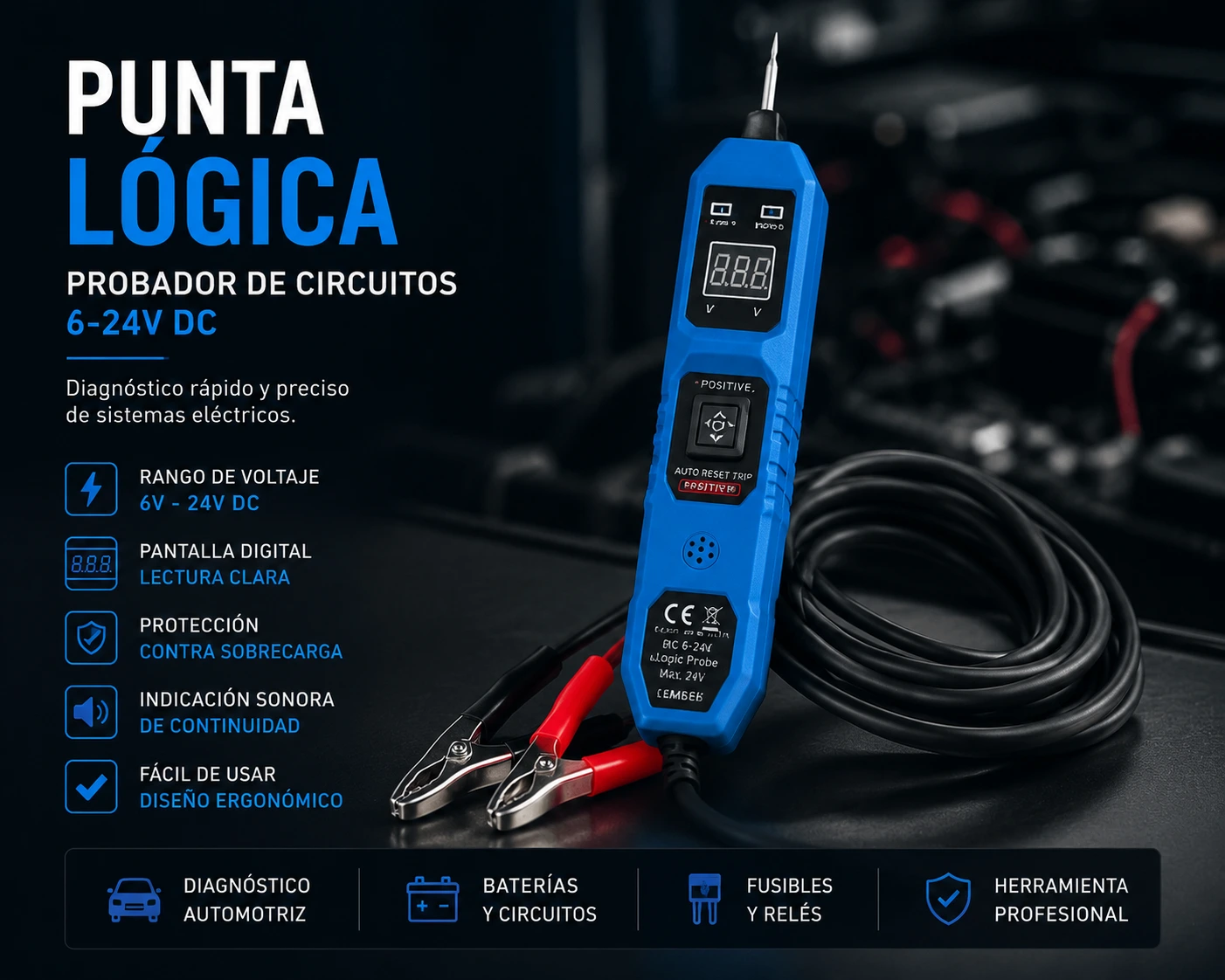 Punta Logica Probador de Circuitos